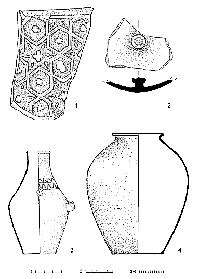 Figure 13: Ceramics
1, 3-4 - Mazori Khodja Tug; 2 - Aktangi-2/trench D