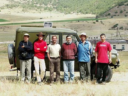 Figure 20: Team 2005 (from left to right) - Usman Eshankulov, Matthias Gtte,
Sren Stark, Nabi Rakhimov, Habib Tursunov, Khusrau Eshankulov