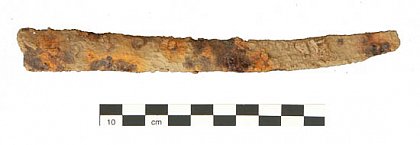 Figure 8: Fragment of an iron knife from barrow Tukchi-3a/1
